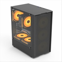 AntarcChill Wholesale Gaming Computer Cases Towers Chassis PC Desktop Metal Cabinet USB3.0 Supports ATX/MATX Mid Tower Gaming