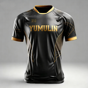 Fabricante de Camisetas de Fútbol Personalizadas, Camiseta de Fútbol Transpirable de Secado Rápido para Hombre, Impresión por Sublimación, Uniforme Deportivo de Entrenamiento para Equipos - Product Image 1