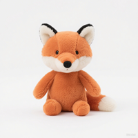 Usine Nouveau Design de Haute Qualité Mignon Chat Gris Assis Doux Mascotte Poupée En Peluche Animal Jouet