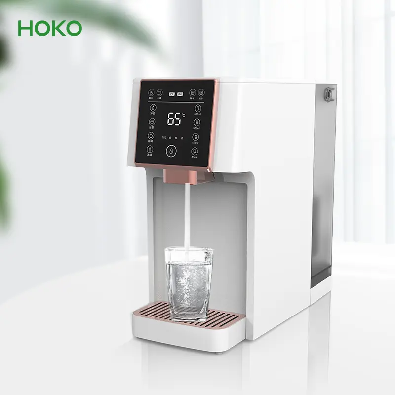 household portable desktop countertop automatic 7 stage ro Hydrogen Instant hot and cold water purifier dispenser machine