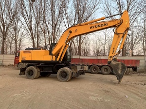 Excavadora Hyundai Usada Fabricada en Corea del Sur, Excavadora de Ruedas Hyundai 210W-7 - Product Image 6