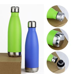 Stainless Steel Water Bottle, Leakproof Insulated Water Bottle, Water Bottle, Keeps Drinks Hot and Cold 500ml - Product Image 3