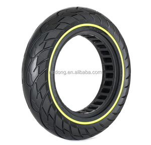 Nedong Pneu gras résistant à la perforation 10x2.5 Éclairage de couleur verte fluorescente la nuit <span class=keywords><strong>Pneus</strong></span> pour Ninebot Max G30 - Product Image 1