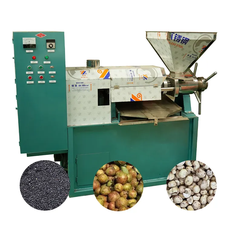 400 Kg/u Professionele Vervaardiging Aan Maïs Kokosnoot Koude Pers Olijf Caster Cook Olie Maken Machine Voor Industriële