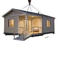 Conteneur mobile préfabriqué, maison décorée, amovible, résidentielle, modulaire, avec salle d'activités intégrée, en tôle d'acier colorée, Chine