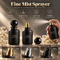 Boîte de parfum de luxe OEM et flacon de parfum vide de 50 ml, design unique, flacon de parfum unique de 30 ml, 100 ml avec emballage boîte
