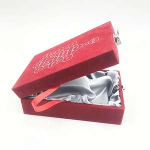 कस्टम लक्जरी साटन आवेषण विग गहने उपहार पैकेजिंग मखमल <span class=keywords><strong>MDF</strong></span> लकड़ी के बक्से थोक - Product Image 5