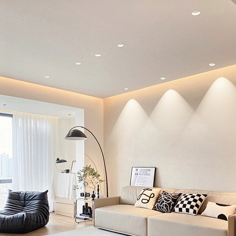 Indoor Lighting Round Square Recessed Spotlight