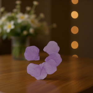 Petali in tessuto Iln da 4,0 cm viola per decorazioni - Product Image 3