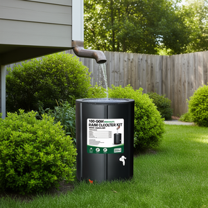 Kit Colector de Agua de Lluvia de 100 Galones, Sistema de Riego Plegable de Plástico para Jardín Exterior - Product Image 2