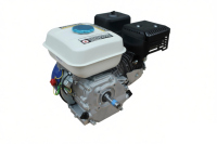 Moteur à essence monocylindre 4 temps refroidi par air 6,5 CV, modèle 168FB, démarrage au pied, norme Euro 2, garantie 1 an, roulement inclus