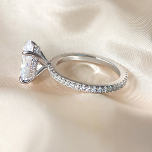 High quality Zircon Brass Gemstone Engagement <b>Ring</b> <b>Set</b> with Zirconia 18K <b>Gold</b> & Rhodium Plated for Women Party & Anniversary - Product Image 5