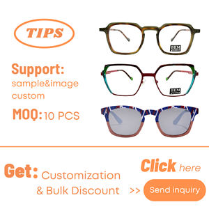 نظارات قراءة كلاسيكية رخيصة محمولة صغيرة بإطارات بلاستيكية مربعة وعدسات مضادة للضوء الأزرق بالجملة - Product Image 3