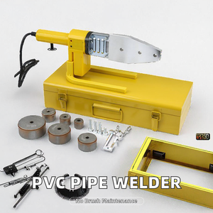Máquina de soldadura de tuberías de plástico PE duradera con pantalla digital, termofusión por enchufe PPR para líneas de fabricación de tubos de plástico - Product Image 3