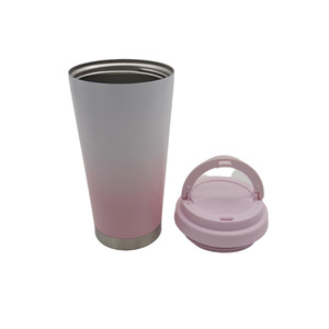 Gobelet isotherme en acier inoxydable 16 oz à double paroi, tasse de voyage avec couvercle pour usage extérieur et cadeau - Product Image 5