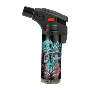 Nouveauté 2024 Briquets à flamme inclinée personnalisés Design personnalisé Briquets en plastique coupe-vent rechargeables Bon marché pour cadeaux - Product Image 5