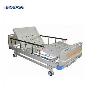 BIOBASE hastane yatağı çift krank klinik ekipmanları manuel ayarlanabilir hastane yatağı
