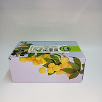 Boîte de rangement en carton plat durable SP2440 pour thé, biscuits, vente en gros commerciale