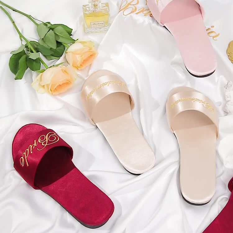 Ciabatte Vestaglia Sposa Bride S767F Nuova Vestaglia Da Sposa In