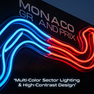 Letrero de Neón Personalizado del Circuito de <span class=keywords><strong>la</strong></span> Sarthe Le Mans, Caja de Luz LED para Pista de Carreras de 24 Horas, Decoración Industrial para Cuartos de Hombre y Bares - Product Image 5