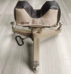 Support de trépied de <span class=keywords><strong>chasse</strong></span> compact et portable en acier/fer avec sac de coussin rempli de sable - Product Image 2