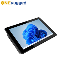 PC industriel robuste ONERugged P15J, écran tactile capacitif étanche IP65, 15,6 pouces, PC robuste embarqué personnalisé, RS232 USB