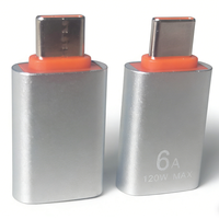 Adaptateur OTG USB-C mâle vers USB-A femelle avec sortie DC, design encastrable pour bureau, compatible avec les appareils photo pour Pro 2