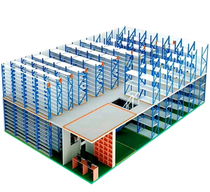 Schwerlast-Stahlpalettenregale mit Epoxidpulverbeschichtung, 400-600 kg Tragkraft, Abnehmbares Stapelbares Design für Industrielle Frachtlagerung - Product Image 4
