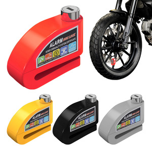 Candado de disco con alarma de 6 mm, pin de bloqueo de 110 dB para rueda delantera de motocicleta, antirrobo, seguridad - Product Image 1