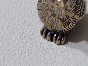 Sculpture en cuivre Ornements d'animaux en cuivre Décoration de petit <span class=keywords><strong>moineau</strong></span> doré - Product Image 3