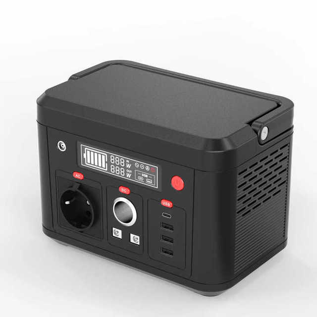 Wholesale Small Silent 300W Portable Solar Generator Solar Powered Power Station Lifepo4 Battery Backup for Refrigerator