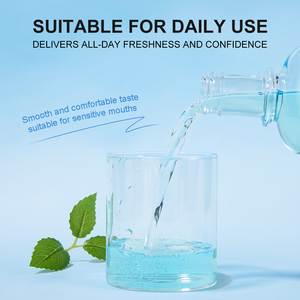 Langlebiger Atemschutz Tägliche Mun drein igung Alkoholfrei Fluorid frei Sanftes Mundwasser Mundpflege - Product Image 3