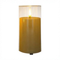 Bougies Pilier LED Scintillantes Sans Flamme Ambre en Gros, Fonctionnant sur Piles, Lumière Chaude pour Décoration Maison, Mariage, Fête