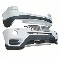 Para BMW X3F25 Parachoques delantero con recortes de luz antiniebla Kit de carrocería de parachoques trasero para actualizaciones de reemplazo Estado usado