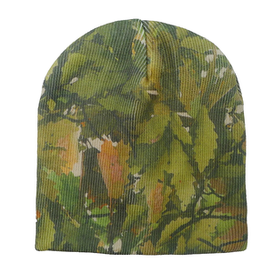 2026 Custom Digital Print Image Camo Beanie Hat Waterproof Breathable Jacquard Winter Sports Business Beach - Product Image 1