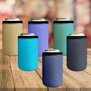 Manchons isothermes réutilisables pour canettes standard de 16 oz, supports souples antidérapants en néoprène pour canettes de bière et de soda - Product Image 6