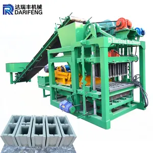 Automatic Fly Ash Concrete Cement Block Making Machines Price stationary brick block machine making automatic qt4-25