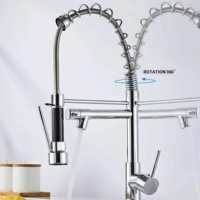 Robinet mitigeur de cuisine moderne en laiton, 3 voies, multifonction, thermostatique, mitigeur, sans contact, salle de bain, hôpital