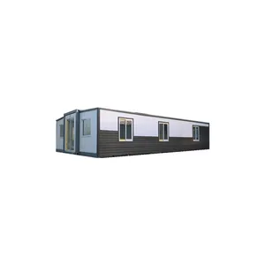 China Prefabricated 40ft Luxury 3 Bedroom Expandable Container House With Custom Service