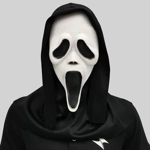 Disfraz de Halloween de Grim Reaper con Máscara de Fantasma Gritón de EVA, Accesorios de Disfraces Aterradoras para Fiestas de Disfraces y Casas Encantadas - Product Image 5