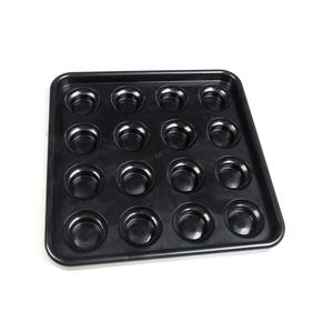 Precio de fábrica Billiard American 57,2mm Pool Ball Tray Pallet para 16 bolas - Product Image 2