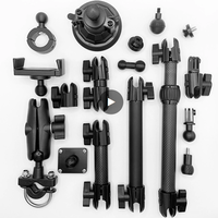 Bras de montage en aluminium Bulletpoint Double embout de prise de 20mm Compatible avec les smartphones iPhone et Android