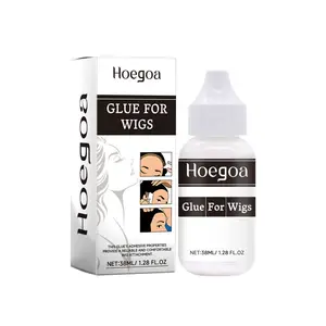 Клей для волос HOEGOA, невидимый жидкий клей для волос, сменный кружевной сетчатый клей для волос, 38 мл
