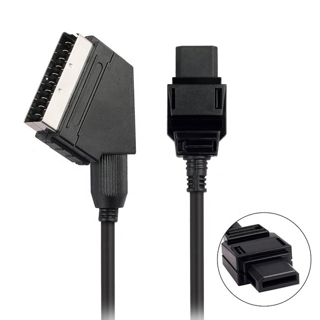 1.8m for Gamecube Scart Cable RGB SCART Cable for N64 for SNES Cable Cord