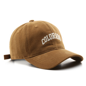 Cappellino da Baseball Vintage Lavato <span class=keywords><strong>in</strong></span> Cotone con Ricamo Lettere Sportive, Disponibile <span class=keywords><strong>in</strong></span> Nero e Blu Navy, Unisex - Product Image 2