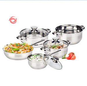 Casserole à manche creux <span class=keywords><strong>en</strong></span> acier inoxydable Offre Spéciale <span class=keywords><strong>en</strong></span> usine avec couvercle <span class=keywords><strong>en</strong></span> <span class=keywords><strong>verre</strong></span> adaptée à tous les poêles - Product Image 2