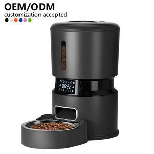 Nhà Máy Tùy Chỉnh 4L Thông Minh Định Lượng Tự Động Pet Trung Chuyển Ứng Dụng Hiện Đại Bluetooth Kép Máy Ảnh Mèo Con Chó Trung Chuyển Nhựa Sạc Nguồn Điện - Product Image 1