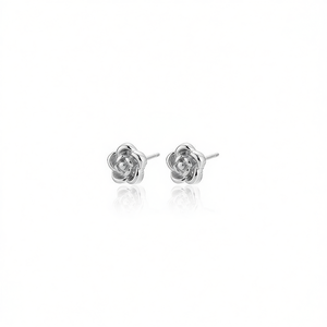 Boucles d'oreilles à fleurs Amy Amy en argent 925 pour femmes, bijoux fins classiques à porter au quotidien, PE2561 - Product Image 3