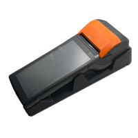 Terminal de point de vente portable Android 7.1 V2 à prix de gros avec logiciel de caisse, imprimante de reçus et écran tactile