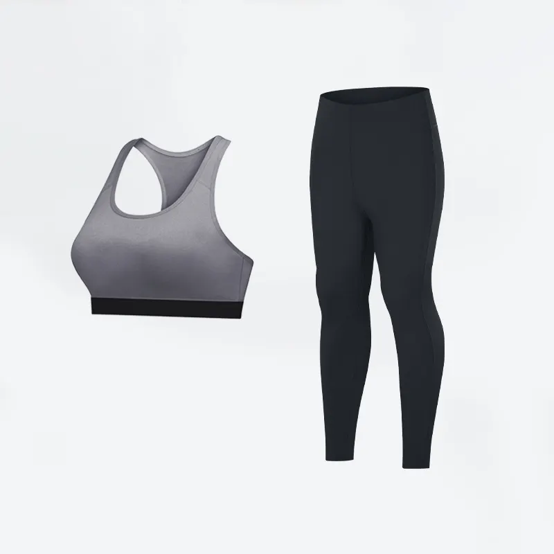 2021 Wholesale Breathable Gym Clothing Workout Sports Bra With Running Leggings Custom Women Sportswear Fitness Yoga Set